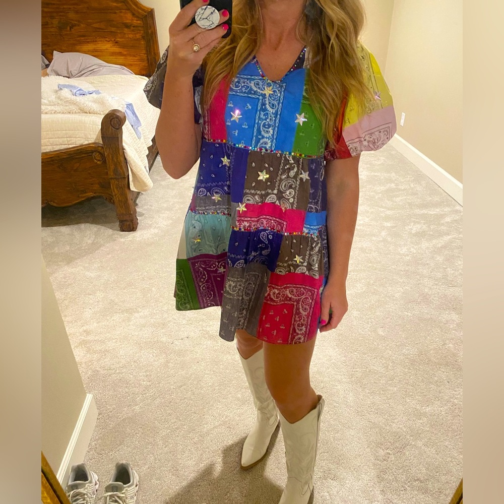 Queen of Sparkles Bandana Dress